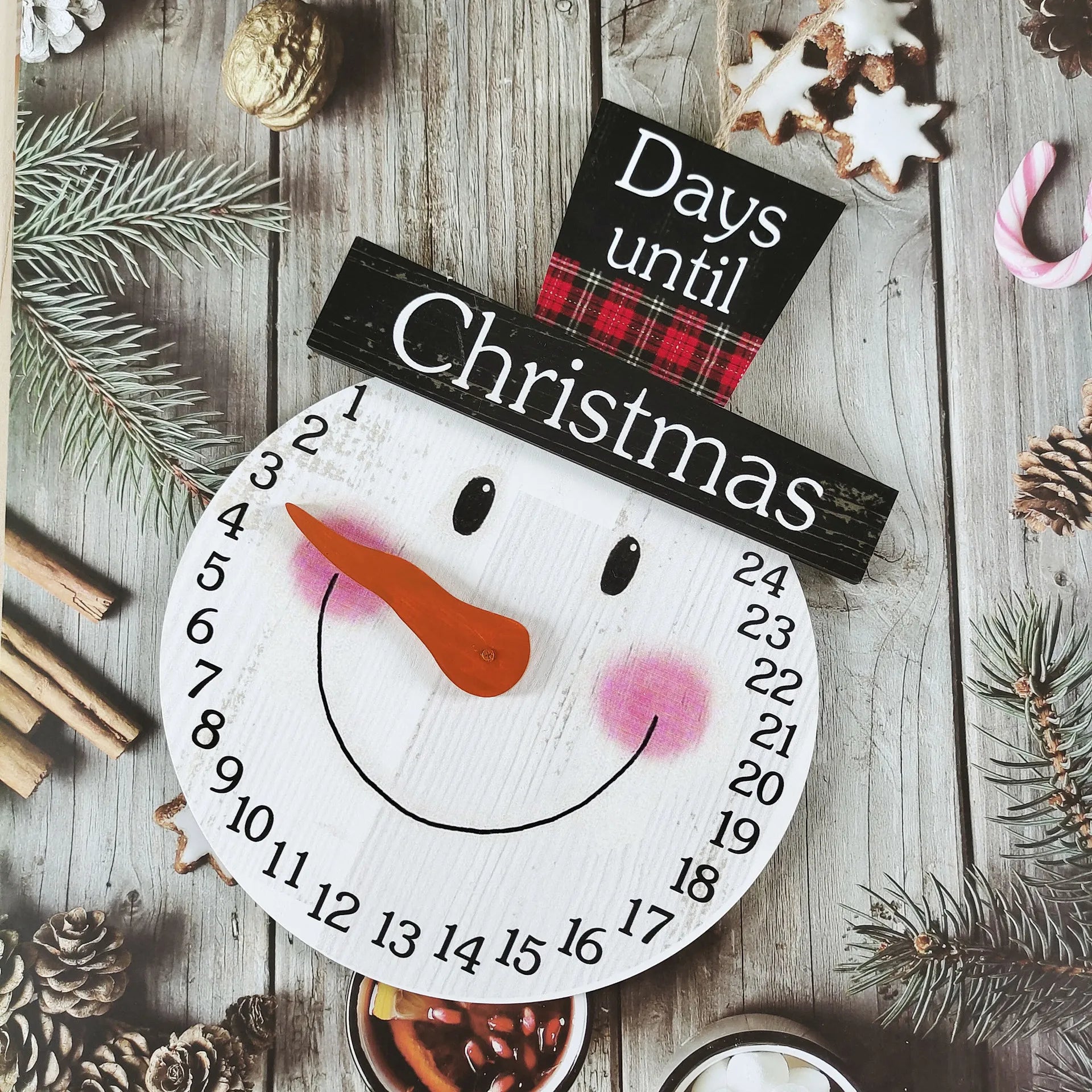 Christmas Snowman Advent Calendar Countdown